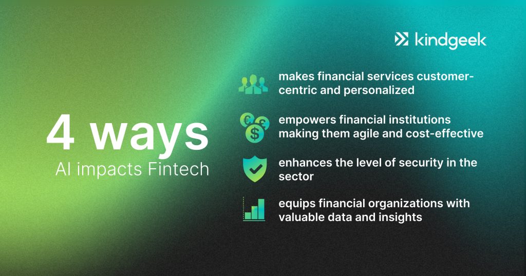 AI In Fintech: 4 Ways AI Impacts On Financial Industry | Kindgeek