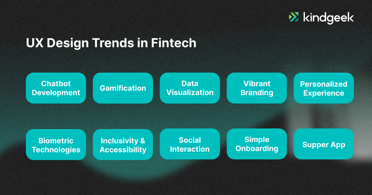 10 UX design trends in fintech