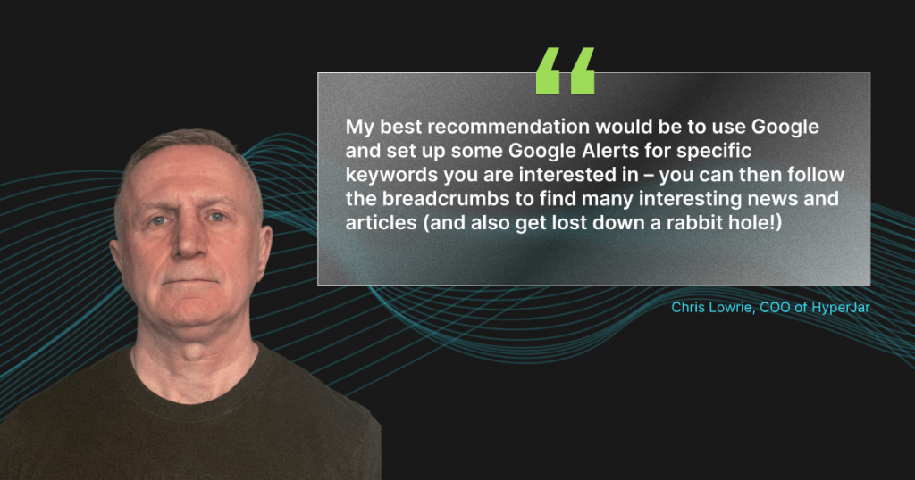 Chris Lowrie, COO of HyperJar recommendations